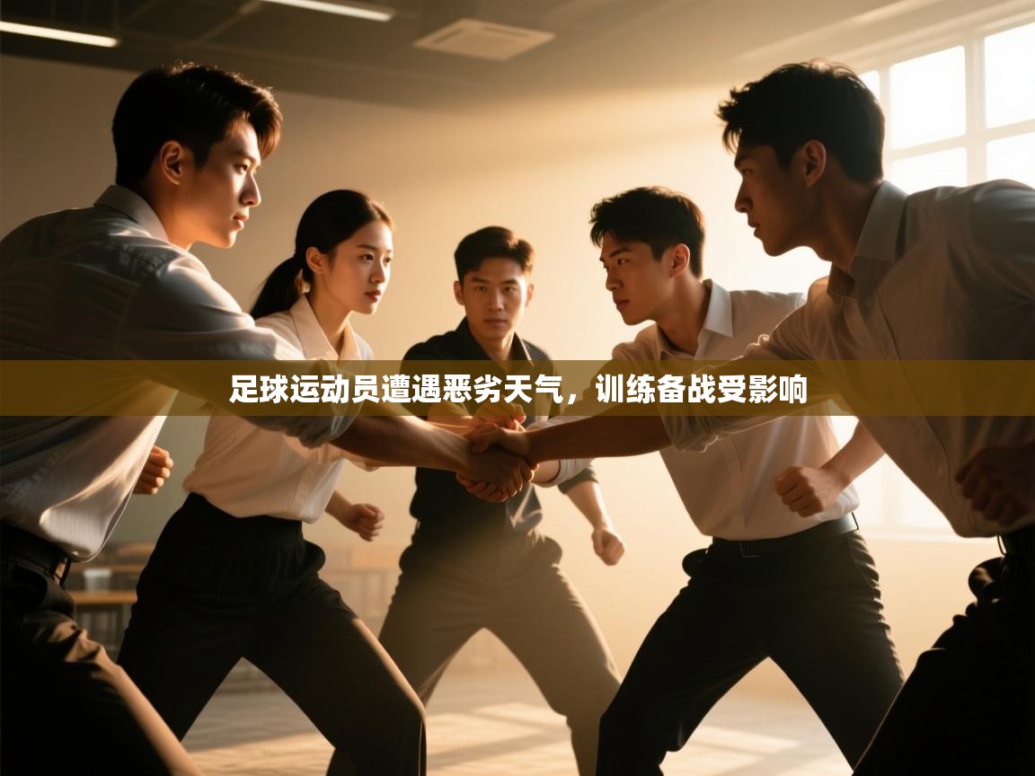 足球运动员遭遇恶劣天气,训练备战受影响 第1张