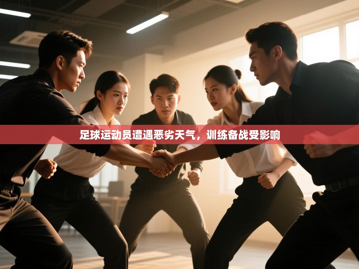 足球运动员遭遇恶劣天气,训练备战受影响 第2张